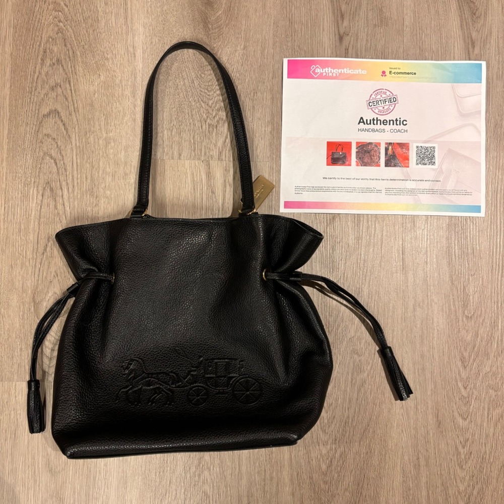 Authentic Coach Andy Tote, with COA
